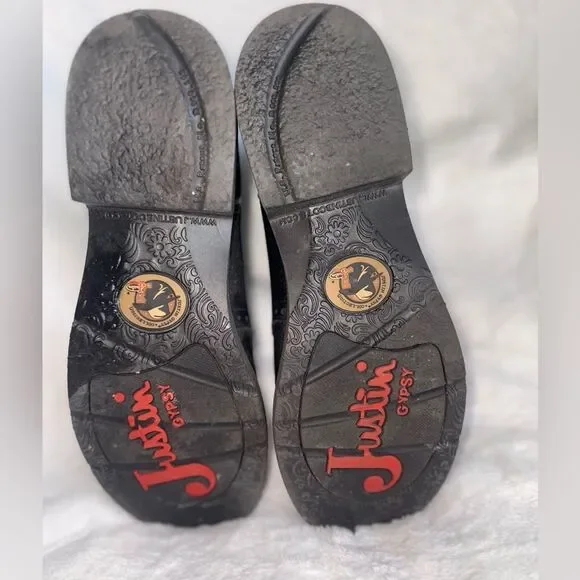 Justin Western Boots with Decorative Stitching - Picture 5 of 5